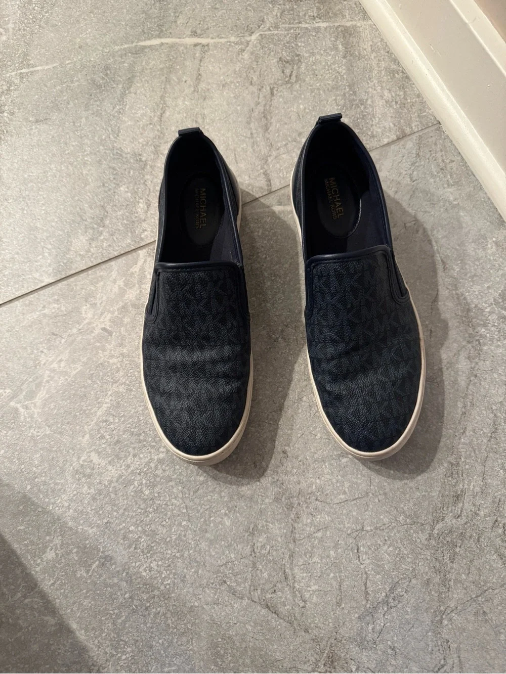 Michael Kors Men's Dark Navy Slip-On Loafers